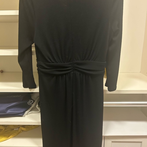 Banana Republic Black Long Sleeve Dress - Picture 4 of 5